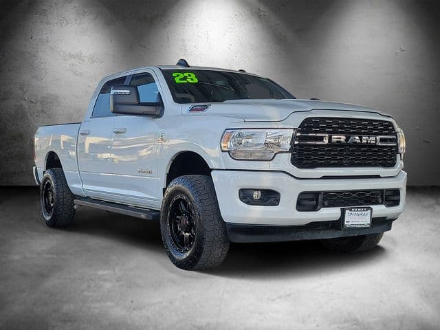 Ram 3500 pickup, front three-quarter view